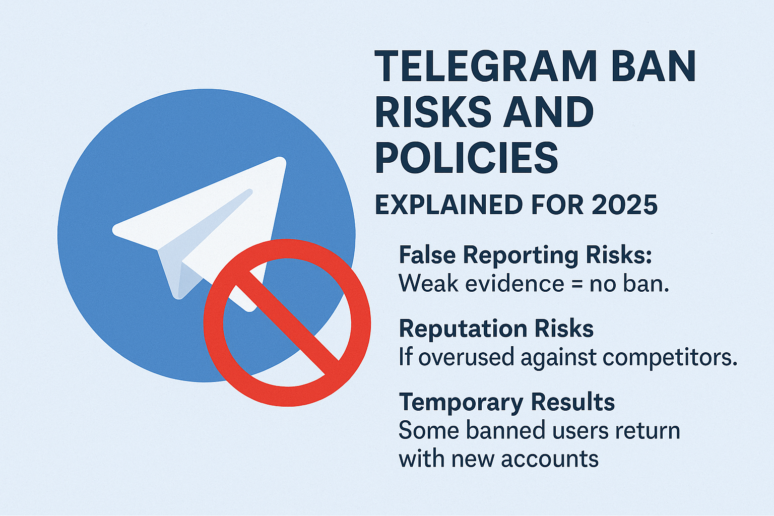 Telegram ban realities — weak evidence means no ban, false reports backfire, and some banned users return with new accounts